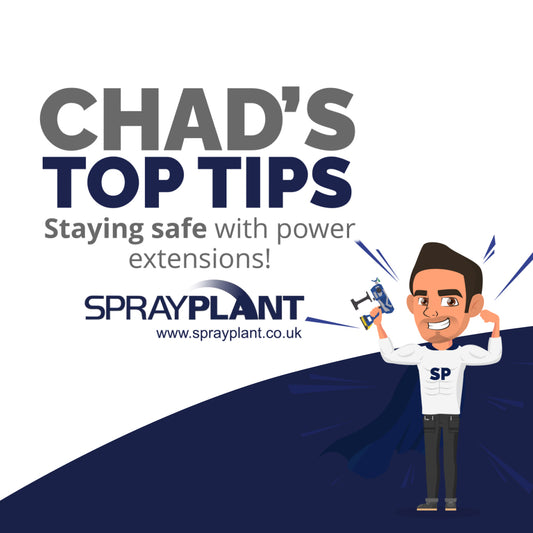 Chad’s TOP Tips – Keep yourself and equipment safe when using extension cables.