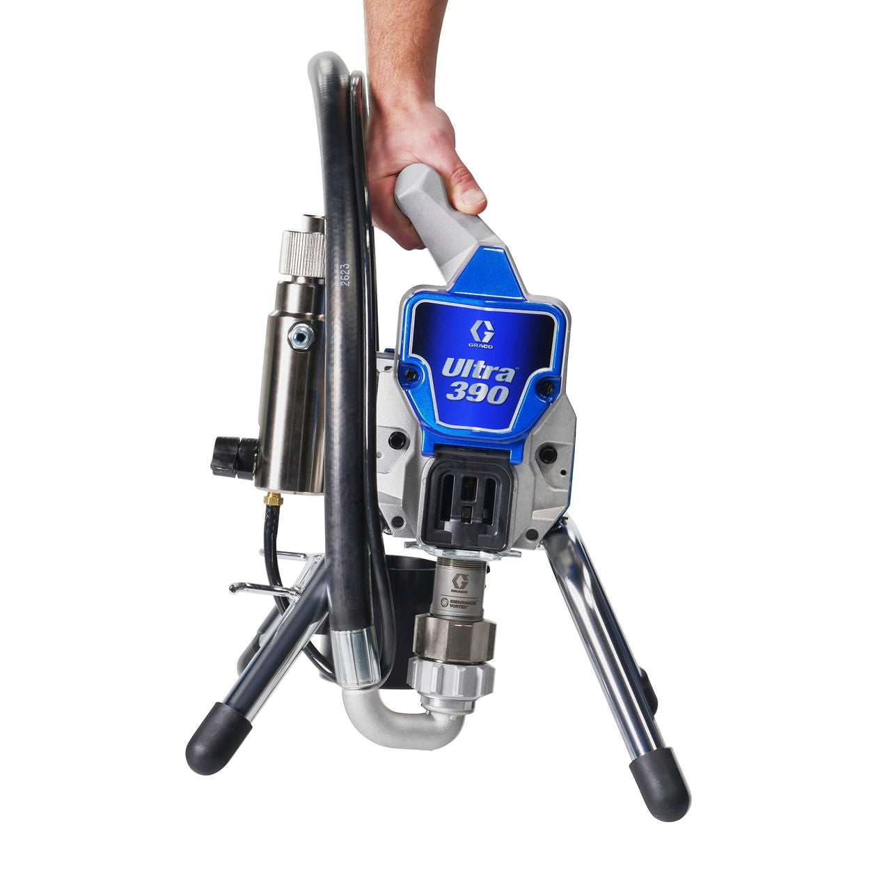 Graco Ultra 390 Electric Airless Sprayer, Stand, 110v