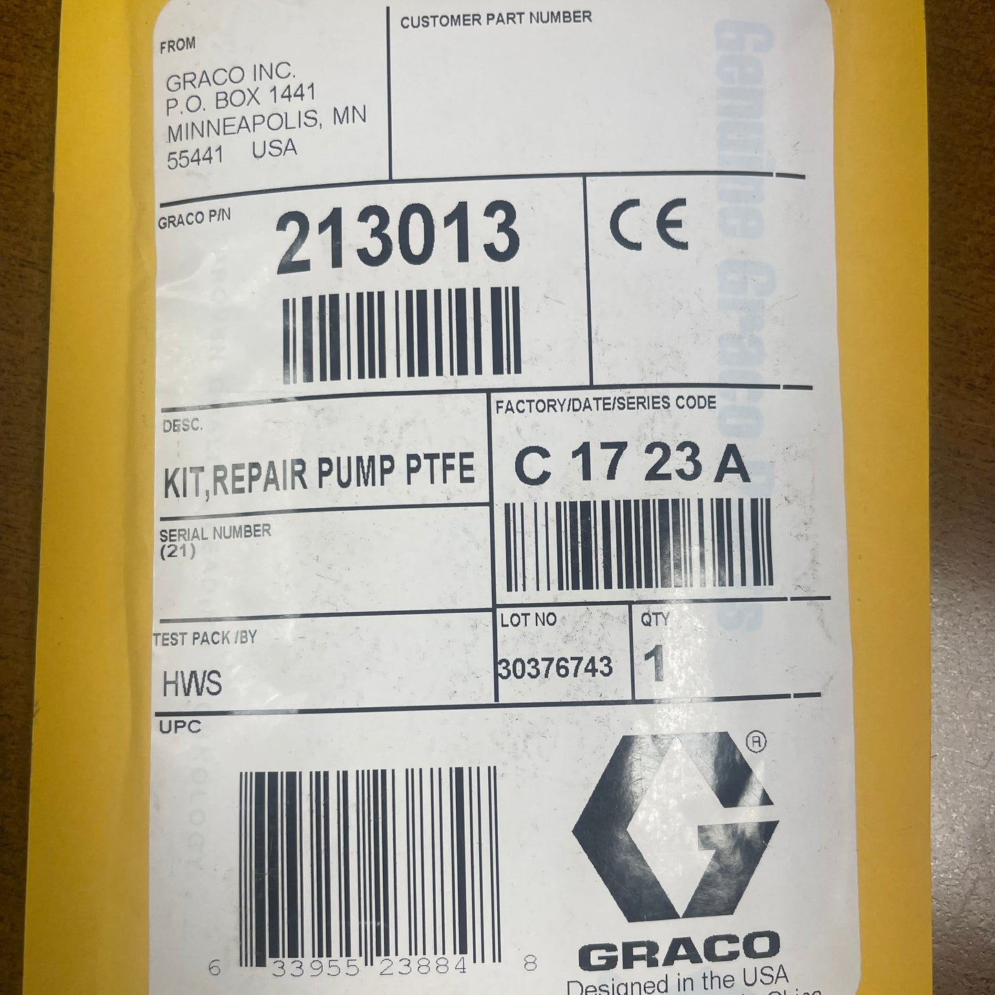 REPAIR KIT (TEF F/F)