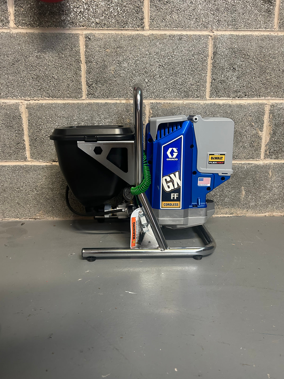 EX-DEMO Graco GXFF Cordless Airless Sprayer, UK