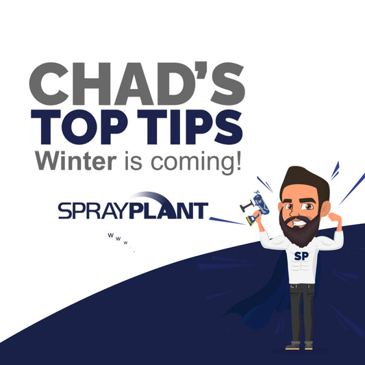 Chad’s Top Tips: 'Winter is coming!'…Prepare your spray equipment for winter.