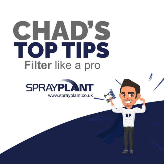 Chad Tips: Make sure you have the right Tips and Filters for your project.