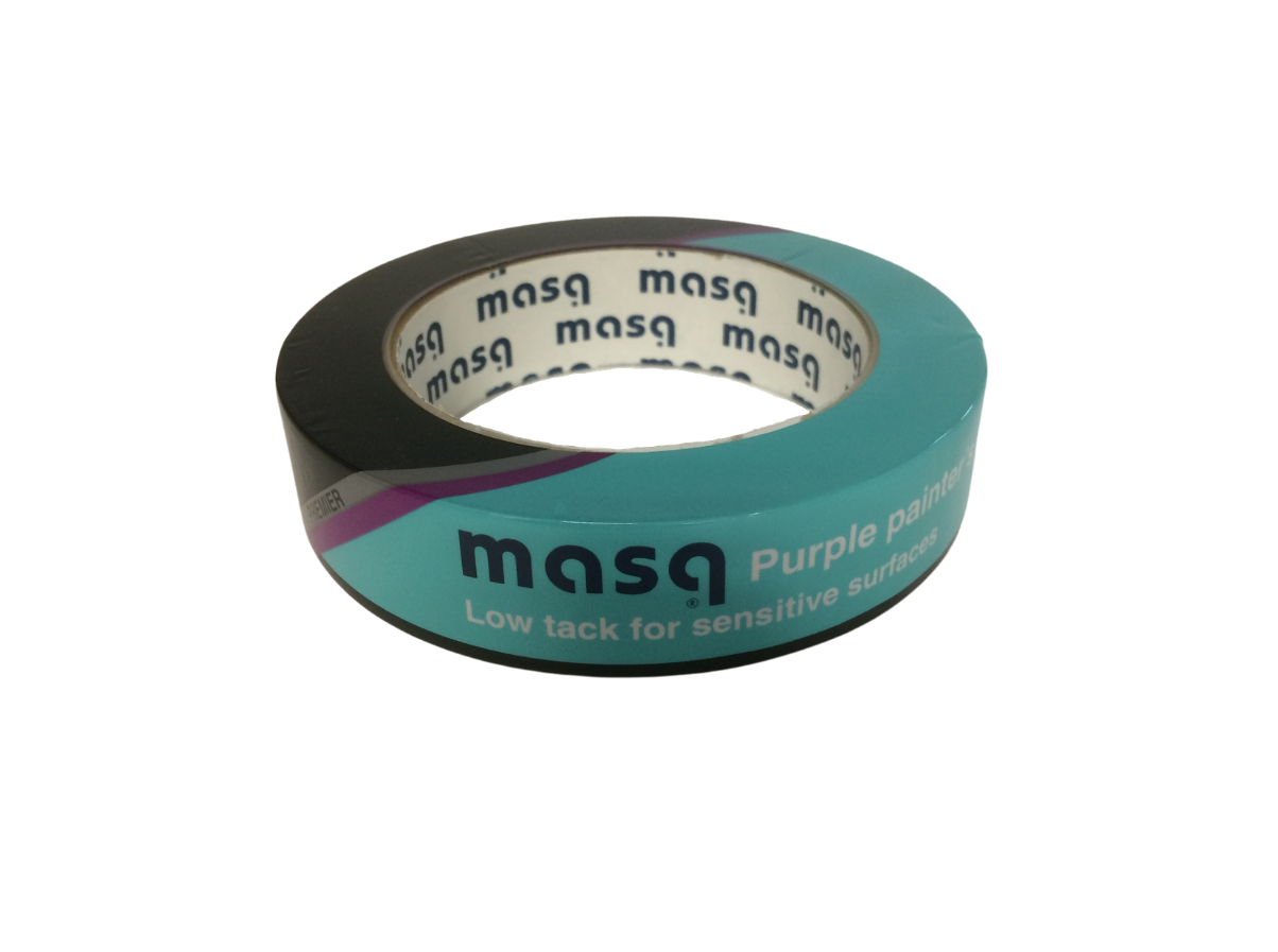 Masq Purple ( Low Tack ) Painters Masking Tape 25mm x 50m