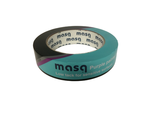 Masq Purple ( Low Tack ) Painters Masking Tape 25mm x 50m