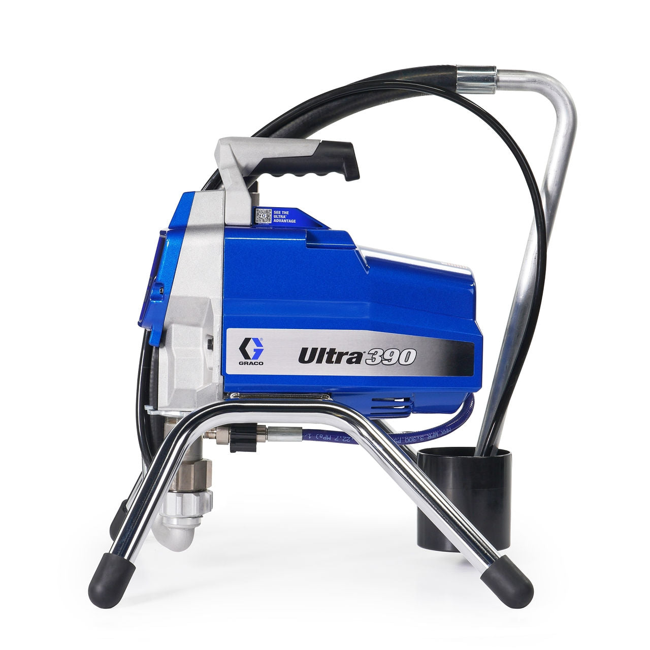 Graco Ultra 390 Electric Airless Sprayer, Stand, 110v
