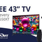 Graco Ultra 650 XT Hi-Boy 110v With Free 43" tv !