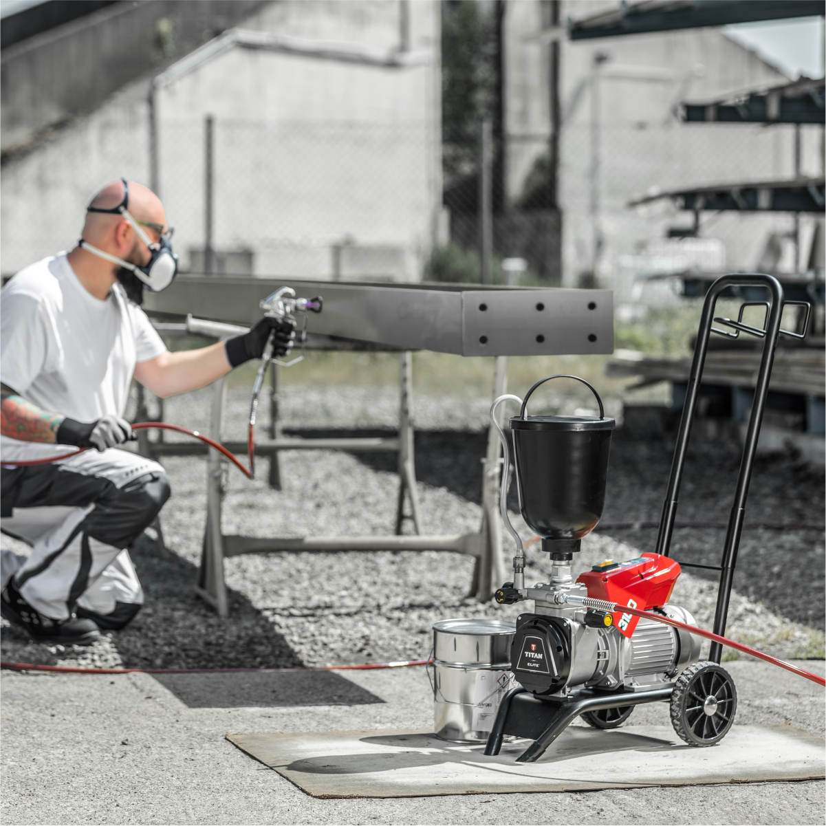 Spray airless outlet sprayer