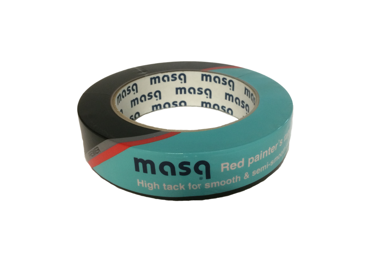 Masq Red ( High Tack) Painters Masking Tape 25mm x 50m
