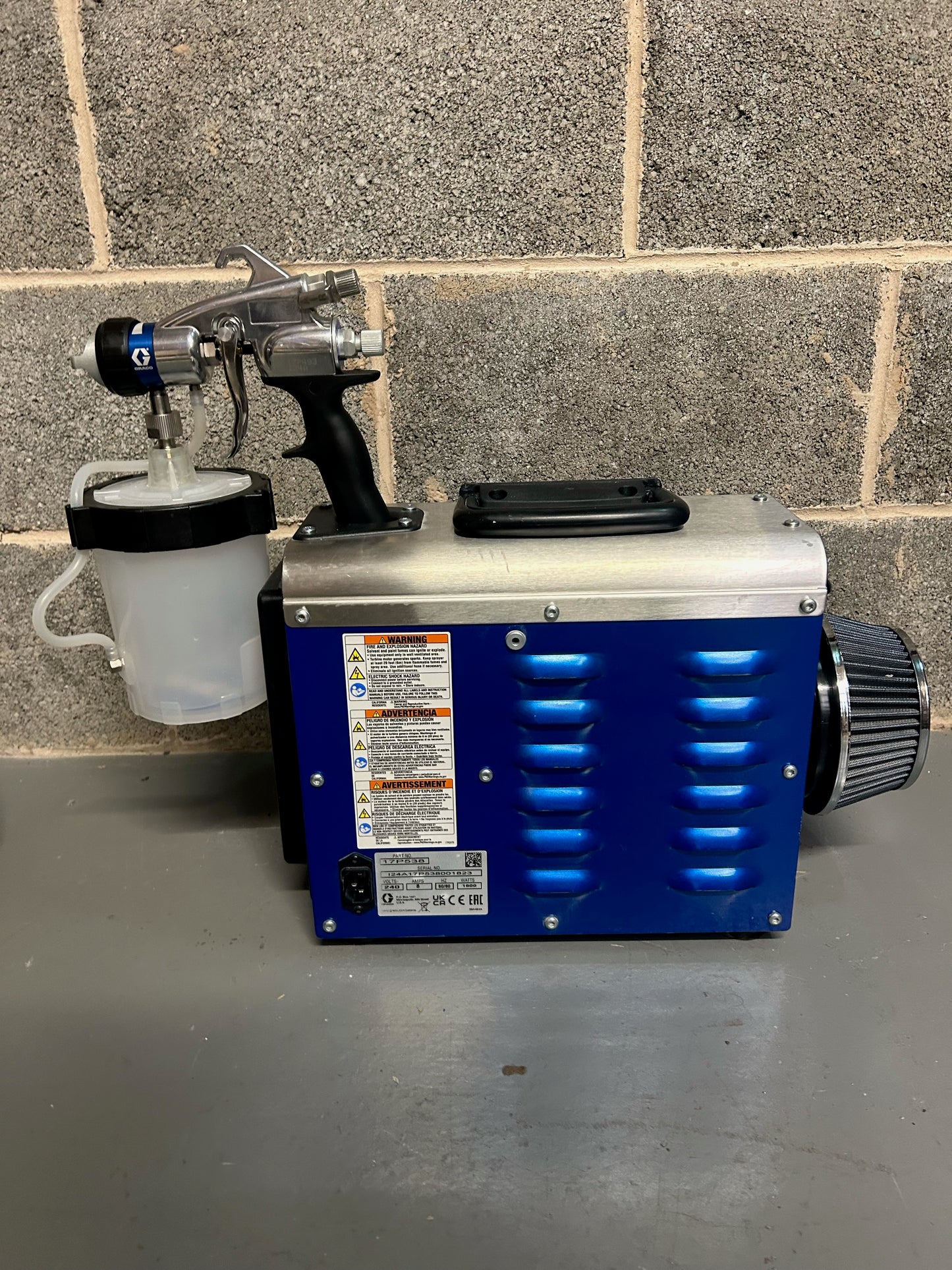 EX-DEMO HVLP 9.5 240V COMPLETE